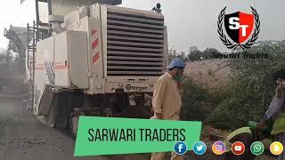 Aspahlt road milling machine (road construction pakistan)