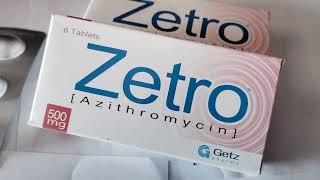 Tablet Zetro 500 mg | Azithromycin Tablet | Uses | Side effects | Doses | Urdu |Hindi| Dr Ali Haider