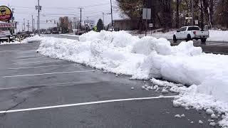 Snowfall from Hardyston and Oak Ridge, New Jersey.