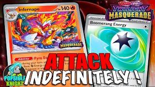 INFERNAPE : Keep Reattaching The Boomerang Energy After Attacking! (TWILIGHT MASQUERADE)