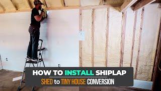 How To Install a Shiplap Wall