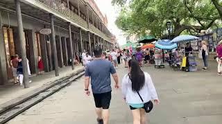 French Quarter Fest 2022 - live walk through New Orleans music festival