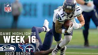 Seattle Seahawks vs. Tennessee Titans Game Highlights | NFL 2023 Week 16