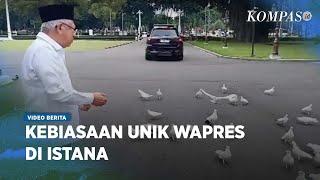 Wapres Ma’ruf Amin Dikerubungi Fans di Istana Merdeka