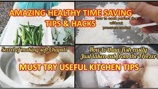 Simple & Useful Kitchen Tips for Stress Free Homemaking | Amazing Healthy Time saving Tips & Hacks