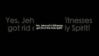 BTTW You Can't Make This Stuff Up! JWs Get Rid of the Holy Spirit #shorts #exjw