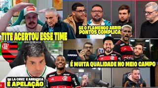 É MUITA QUALIDADE ESSE TIME DO FLAMENGO! DE LA CRUZ CLAUDINHO E ARRASCAETA É APELAÇÃO!  TITE ACERTOU