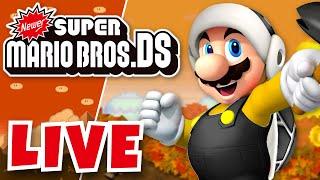 [LIVE] Newer Take Two! | Newer Super Mario Bros. DS 100% Playthrough | #1