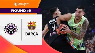 VICTORY Slips THROUGH Fingers | Paris Basketball  - FC Barcelona | BASKETBALL HIGHLIGHTS R19 2024-25