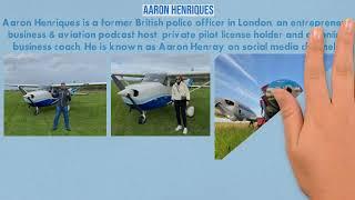 Short video presentation for Aaron Henriques