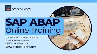 SAP ABAP  Online Training Learn from experts with proexcellency