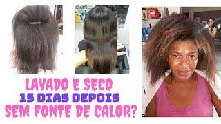 Resultado Real do Cabelo da Verônica 15 depois da Técnica, Será que Quebrou sem Protetor Térmico?