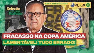 BRASIL ELIMINADO DA COPA AMÉRICA! "É A PIOR FASE DA HISTÓRIA DA SELEÇÃO" | Galvão Bueno comenta