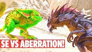 ALL ABERRATION DINOS VS ALL SCORCHED EARTH DINOS! MASSIVE BATTLE! Ark: Survival Evolved Aberration