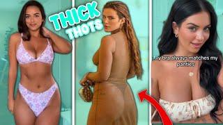 Thickest Thots Of YouTube  | Tik Tok Thots Compilation | 2024 | Not for kids | #fapsters