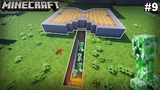 I MADE EASIEST CREEPER FARM | MINECRAFT GAMEPLAY #9