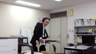 エレキギター大好きおじさん　イエスのソロの練習　あのオリジナルのギタリスト、天才だわ！