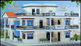 2250 SqFt (48x50) North Facing Latest Kothi Ka Design With Vastu | Gopal Architecture