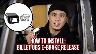 How To Install The LG Billet USA 95-99 OBS Parking Brake Release