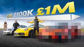 £1,000 vs £100,000 vs £1,000,000 Sports Car! Which Is Best?! | 4K