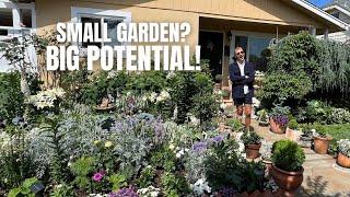 He Created The Most ENCHANTING Garden With A Tiny Space!  :: Downtown Napa Garden Tour