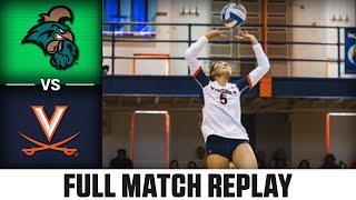 Coastal Carolina vs. Virginia Full Match Replay | 2024 ACC Volleyball