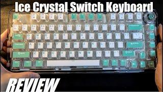 REVIEW: LEOBOG K81 Wireless Mechanical Keyboard - Transparent Ice Crystal Switch? (Mint Salt)