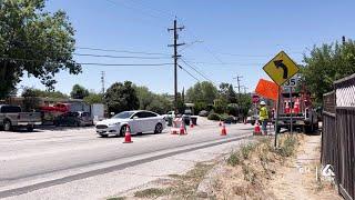 Expect traffic delays as work on Creston Road continues