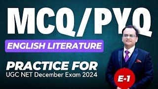 E1 Practice for  UGC NET December Exam 2024 | UGC NET English Literature | Best NET TGT PGT Coaching