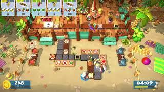Overcooked! 2 | Surf 'n' Turf | Level 3-4 | 1 player (solo) | 4 stars