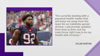 Houston Texans' Dylan Horton stepping away from team to deal with health issue