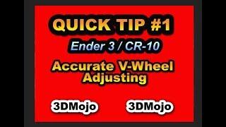 Quick Tip 1 V Wheel Tension the EASY WAY (aka POM Wheel)