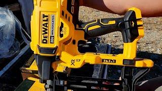 Never hammer staples again! Dewalt fencing stapler review & unboxing | October-thon #3