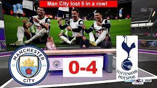 Manchester City thrashed by Tottenham 0-4 at Etihad - Post-Match Analysis.