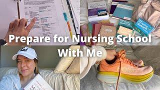 Prepare for Nursing School With Me