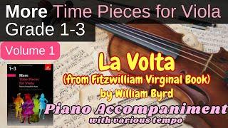 More Time Pieces for Viola Vol.1 | 1610 La Volta  by William Byrd | Piano Accompaniment