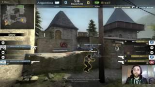 Analise BRA vs ARG no mundial de TWC de CSGO   cbble