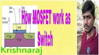 How transistors work as switch (Tamil) | Krishnaraj | Ramanuja Academy