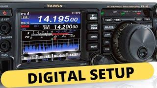 Yaesu FT-991A SETUP for WSJT/Digital Modes (Easy and Simple)