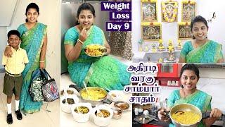 No Negative Thoughts - Positive Friday Vlog | Weight Loss Day 9 | Fullday Menu | Karthikha Channel