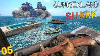 Fight With Tiger And Hammerhead Shark Exploring Deadly Sea  : Sunken Land Gameplay - PART 5