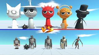 Sprunki Team vs Animal It Self - Animal Revolt Battle Simulator