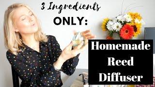 Homemade Reed Diffuser - 3 Ingredients Only