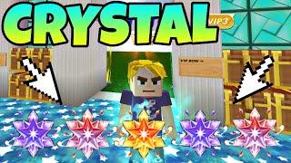 How To Farm CRYSTALS in SkyBlock Blockman go