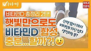 비타민D, 햇빛만으로 충분할까?! | 올바른 비타민D 섭취 방법!