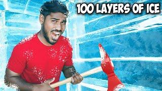 Escaping 100 Layers Of ICE BOX, We're Trapped | Mad Brothers