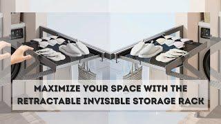 Retractable Invisible Storage Rack - Space-Saving Drying Solution