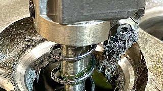 Machining on the milling machine - Valve seat cutting