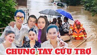 Hồng Loan , Bích Trâm, Nguyên Vũ Chung tay cứu trợ gấp đồng bào Miền Bắc #tânmap79tv #tài66vlog