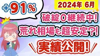 【破綻実績０継続中！】6月の全体実績を公開！荒れ相場も超安定なポートフォリオとは？！（FX自動売買 EA）